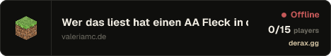 Wer das liest hat einen AA Fleck in der Hose