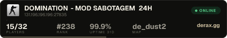 DOMINATION - MOD SABOTAGEM 24H