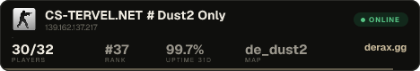 CS-TERVEL.NET # Dust2 Only