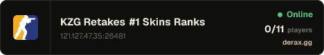 ♚ KZG • Retakes #1 • Skins • Ranks ♚