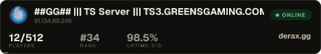 ##GG## ||| TS³ Server ||| TS3.GREENSGAMING.COM