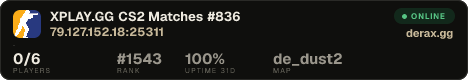 XPLAY.GG • CS2 Matches #836