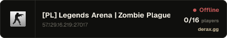 [PL] Legends Arena | Zombie Plague