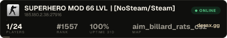 SUPERHERO MOD 66 LVL | [NoSteam/Steam]