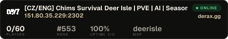 [CZ/ENG] Chims Survival Deer Isle | PVE | AI | Season of Hunger