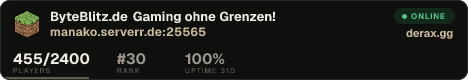 ╔════ ByteBlitz.de ════╗ ╚══ Gaming ohne Grenzen! ══╝