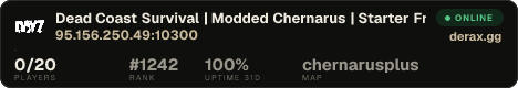 Dead Coast Survival | Modded Chernarus | Starter Friendly