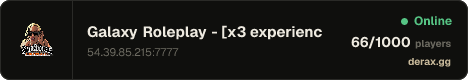 Galaxy Roleplay - [x3 experiencia]