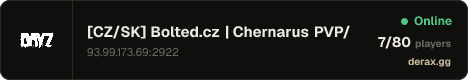 [CZ/SK] Bolted.cz | Chernarus PVP/PVE - WIPE 3/7