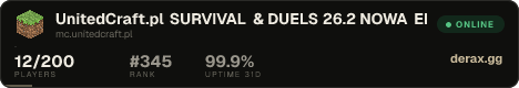 UnitedCraft.pl ¦ SURVIVAL & DUELS ¦ 26.2 NOWA EDYCJA SVI › WĘDKARSKIE EVENTY › ZAWODY
