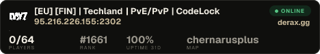 [EU] [FIN] | Techland | PvE/PvP | CodeLock