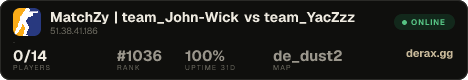 MatchZy | team_John-Wick vs team_YacZzz
