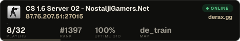 CS 1.6 Server 02 - NostaljiGamers.Net