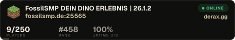 FossilSMP DEIN DINO ERLEBNIS | 26.1.2