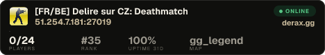 [FR/BE] Delire sur CZ: Deathmatch