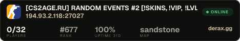 ➥ ███ [CS2AGE.RU] RANDOM EVENTS #2 [!SKINS, !VIP, !LVL]
