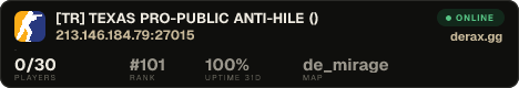 [TR]「 TEXAS 」★「 PRO-PUBLIC 」ANTI-HILE (◕‿◕)