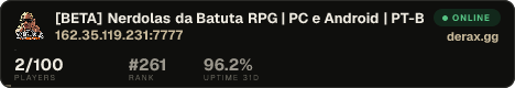 [MANUTENCAO] [BETA] Nerdolas da Batuta RPG | PC e Android | PT-