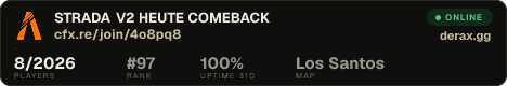 ⌠STRADA V2⌡ HEUTE COMEBACK