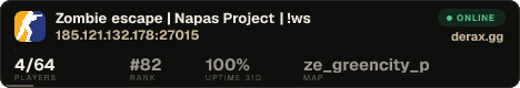 ️ Zombie escape | Napas Project | !ws