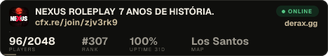 NEXUS ROLEPLAY 🡺 7 ANOS DE HISTÓRIA.