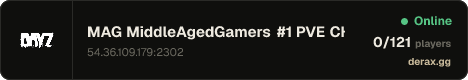 MAG MiddleAgedGamers #1 PVE CHERNO|FRESH-WIPED 15 JUL