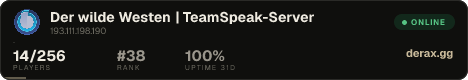 » Der wilde Westen | TeamSpeak-Server