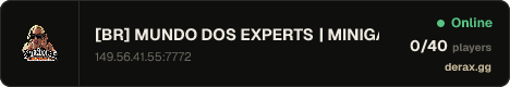 [BR] MUNDO DOS EXPERTS | MINIGAMES / DM |