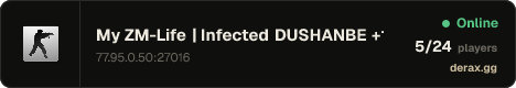 My ZM-Life | Infected DUSHANBE +17