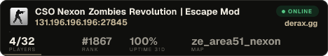 CSO Nexon Zombies Revolution | Escape Mod