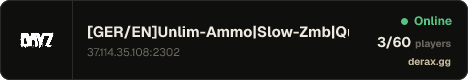 [GER/EN]Unlim-Ammo|Slow-Zmb|Quests|PvE|Trader|Beginner Chernaru