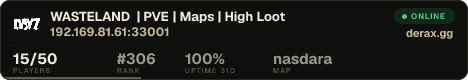 WASTELAND | PVE | Maps | High Loot