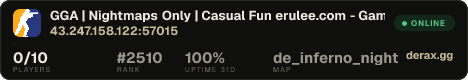 GGA | Nightmaps Only | Casual Fun ✶ erulee.com - Game Be