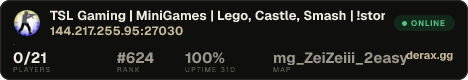 TSL Gaming | MiniGames | Lego, Castle, Smash | !store
