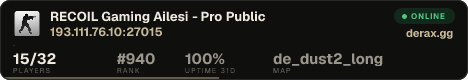RECOIL Gaming Ailesi - Pro Public