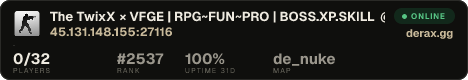 The TwixX × VFGE | RPG~FUN~PRO | •BOSS.XP.SKILL• @ slhosting.eu