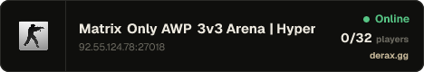 Matrix Only AWP � 3v3 Arena | HyperHost.DE