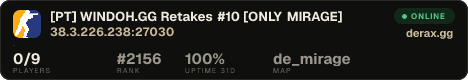 [PT] WINDOH.GG • Retakes #10 • [ONLY MIRAGE]