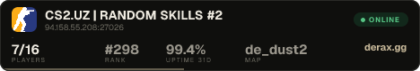 CS2.UZ | RANDOM SKILLS #2