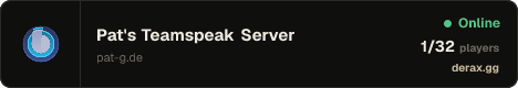 Pat's Teamspeak Server