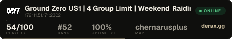 Ground Zero US1 | 4 Group Limit | Weekend Raiding | High FPS
