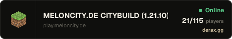 MELONCITY.DE • CITYBUILD (1.21.10) PLOT-HOLOGRAMM RELEASE! (/pholo)