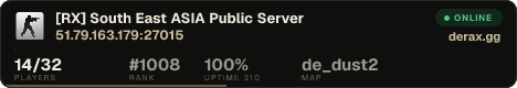 [RX] South East ASIA Public Server