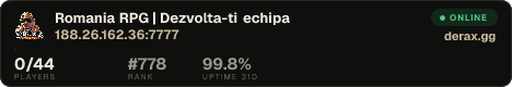 Romania RPG | Dezvolta-ti echipa