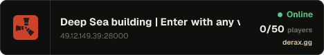 Deep Sea building | Enter with any vehicle | Always open