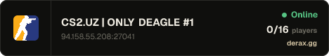 CS2.UZ | ONLY DEAGLE #1