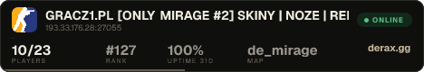 GRACZ1.PL [ONLY MIRAGE #2] SKINY | NOZE | REKAWICE