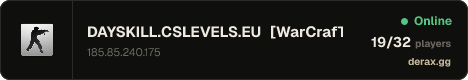 DAYSKILL.CSLEVELS.EU [WarCrafT3 UWC3X Lvl50 VIP FREE]