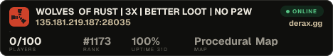 WOLVES OF RUST | 3X | BETTER LOOT | NO P2W
