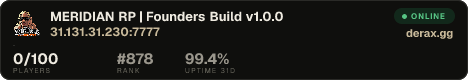MERIDIAN RP | Founders Build v1.0.0